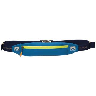 【山野賣客】美國NATHAN 幻影防潑跑步腰包帶(藍色) 可放5吋手機 運動腰包 NA4801NU