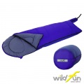 【山野賣客】WildFun 野放 羊毛極佳保暖睡袋(紫/藍紫...
